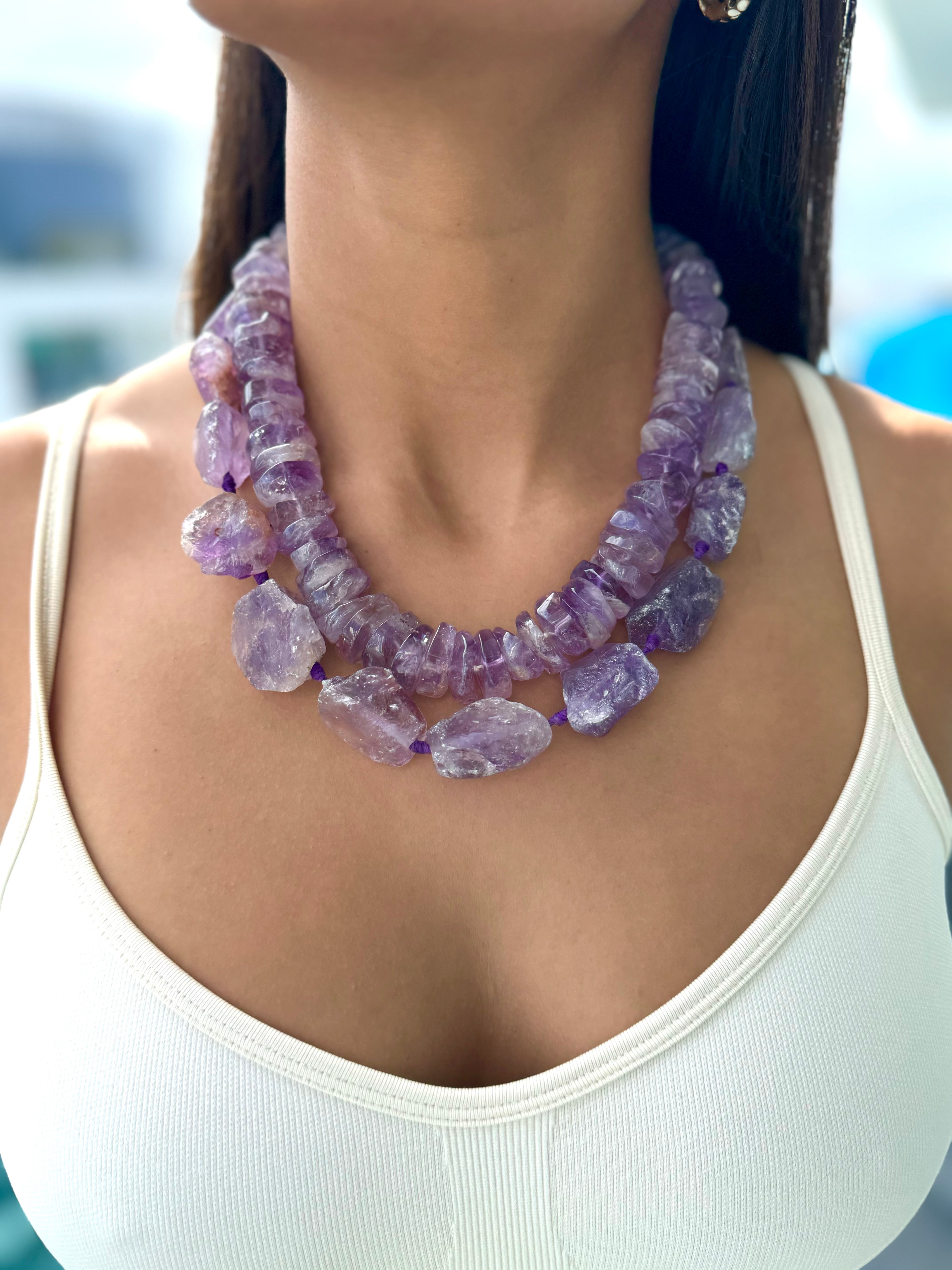 Amethyst necklace