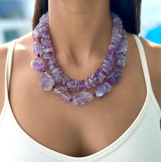 Amethyst necklace