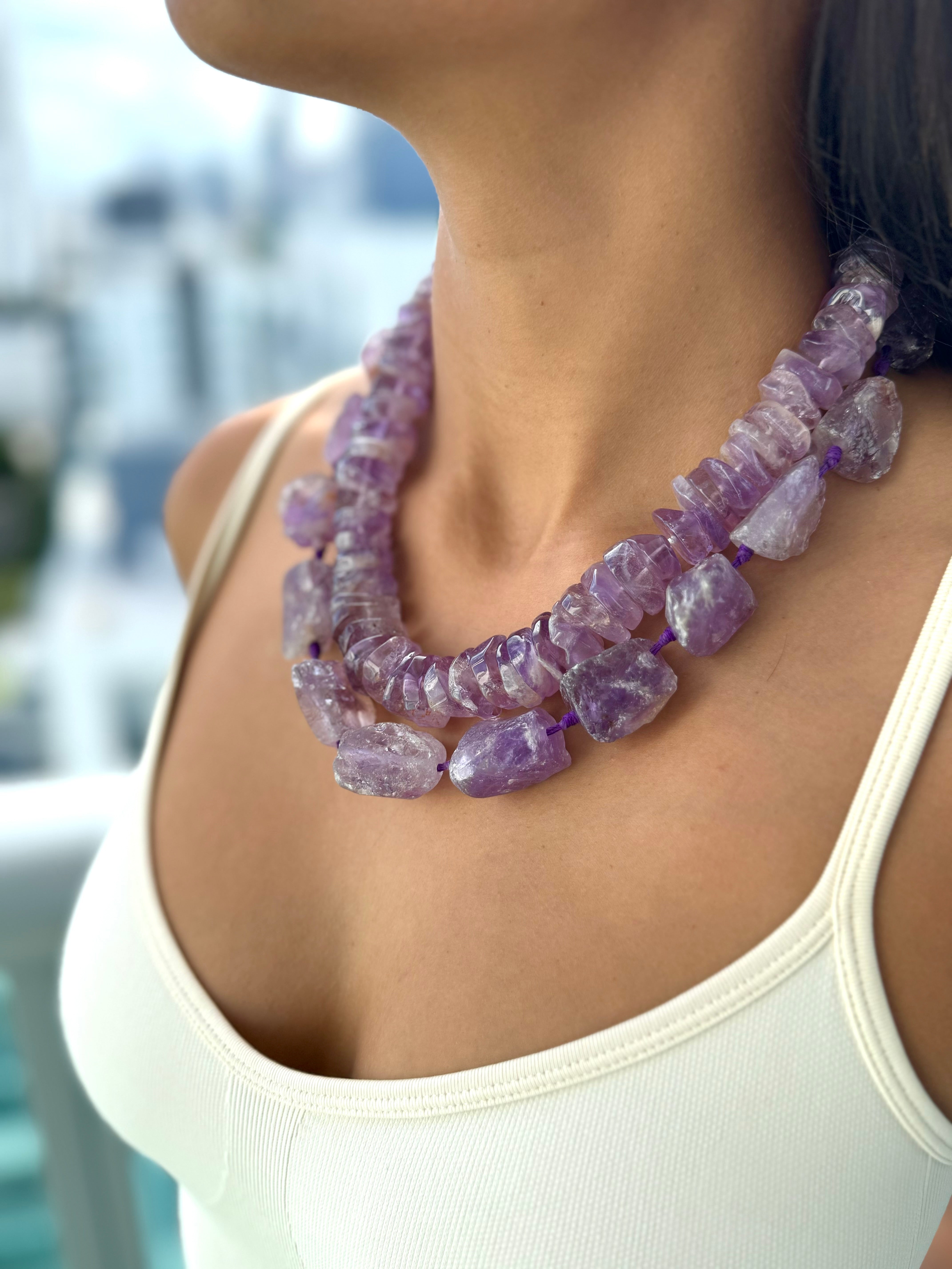 Amethyst necklace